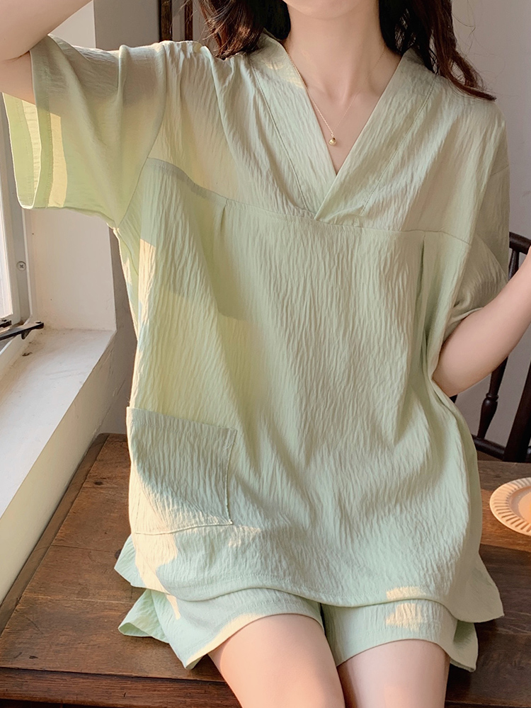サウナウェア 優美なくつろぎ涼感上下セット