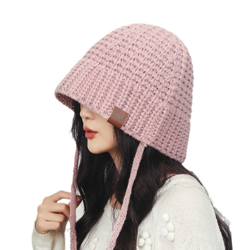 サウナグッズ ワッフル編みニット深めサウナハット