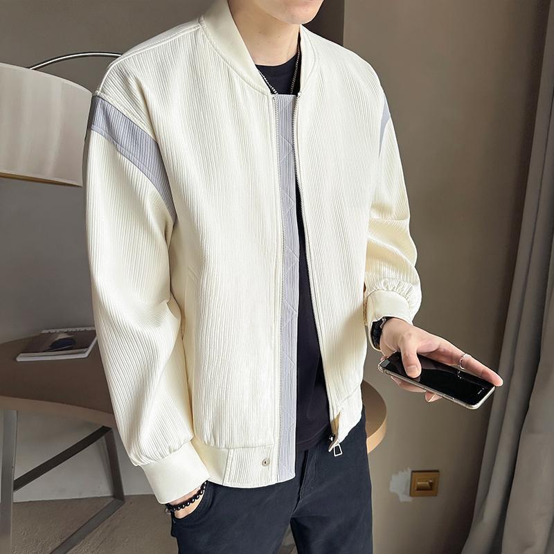 トラックジャケット 肩ライン配色コーデュロイトラックジャケット