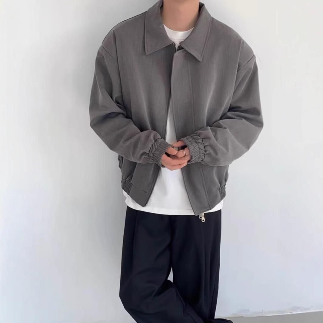 トラックジャケットナイロン ゆったりシルエットナイロントラックジャケット