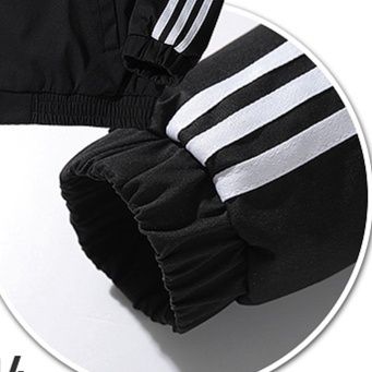 トラックジャケット ナイロン 三本線デザインスポーツナイロントラックジャケット