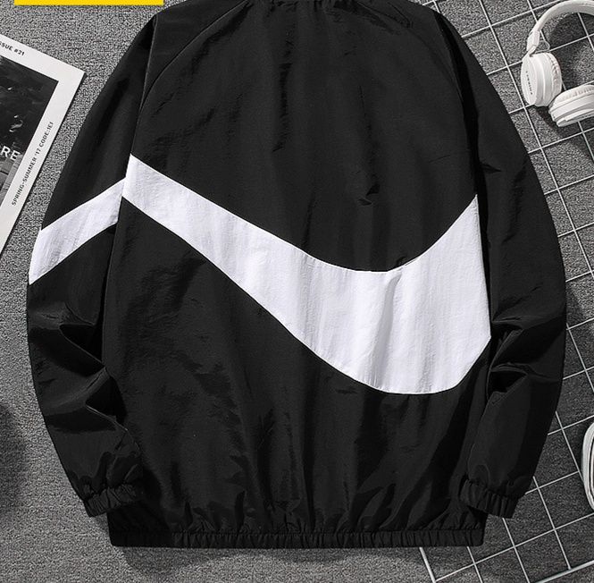 トラックジャケット ナイロン 大胆切り替えデザイン軽量トラックジャケット