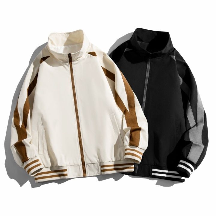 トラックジャケット 立襟デザイン配色切替トラックジャケット