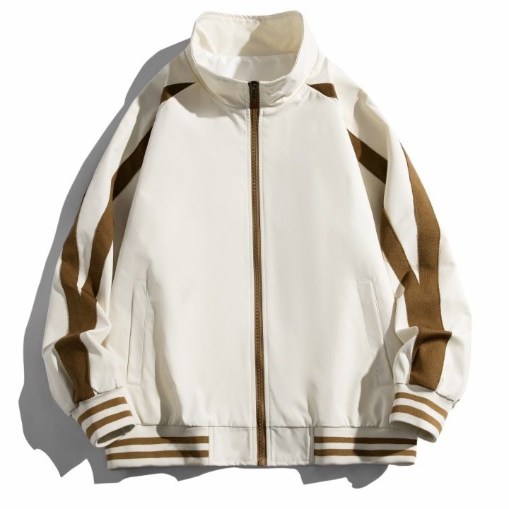トラックジャケット 立襟デザイン配色切替トラックジャケット