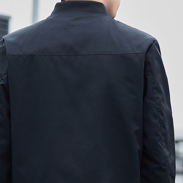 トラックジャケット スタンドカラー薄手ボンバージャケット