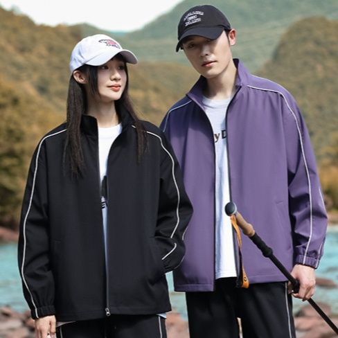 トラックジャケット 軽量撥水ライントラックジャケット