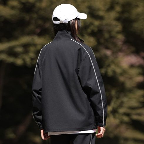 トラックジャケット 軽量撥水ライントラックジャケット