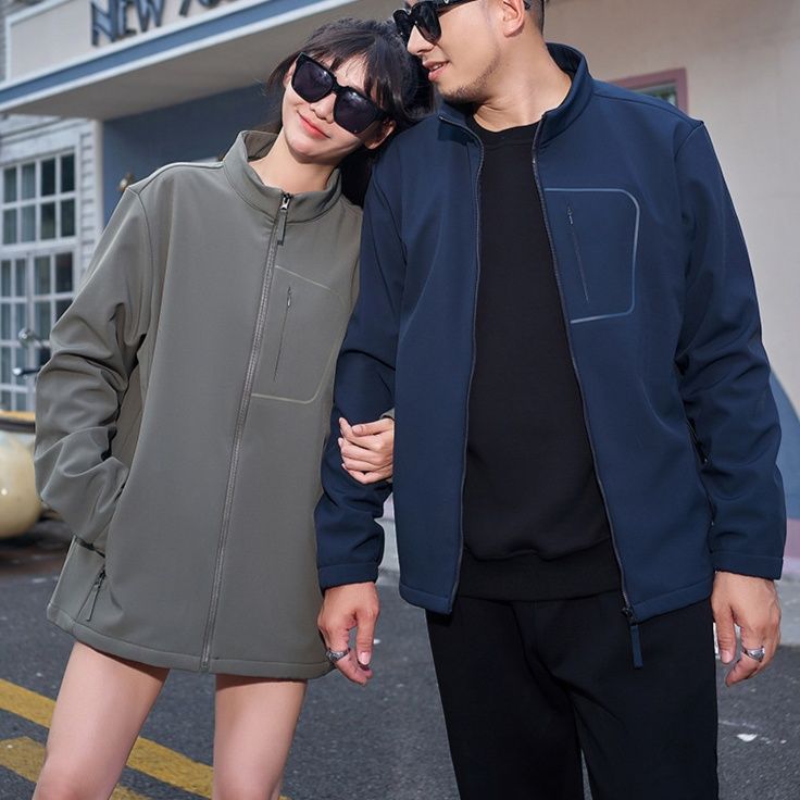 トラックジャケット 立体胸ポケット付き機能性トラックジャケット