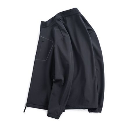 トラックジャケット 立体胸ポケット付き機能性トラックジャケット