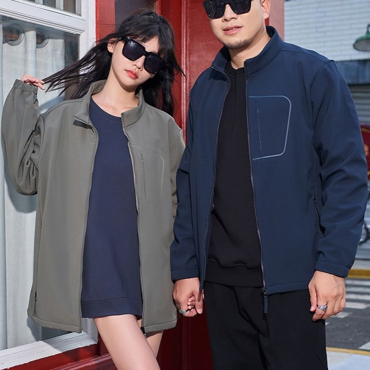 トラックジャケット 立体胸ポケット付き機能性トラックジャケット