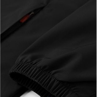 トラックジャケット 軽量防風フード付きトラックジャケット