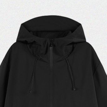 トラックジャケット ユニセックス機能性フード付きトラックジャケット