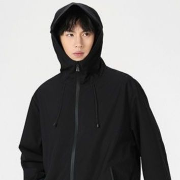 トラックジャケット ユニセックス機能性フード付きトラックジャケット