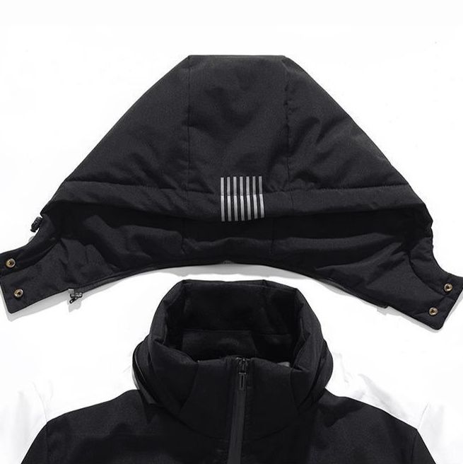 トラックジャケット フード付きスポーツナイロンジップアップトラックジャケット
