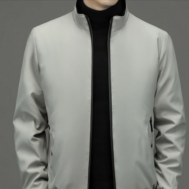 トラックジャケットナイロン 立ち襟ナイロン製スタンドカラートラックジャケット