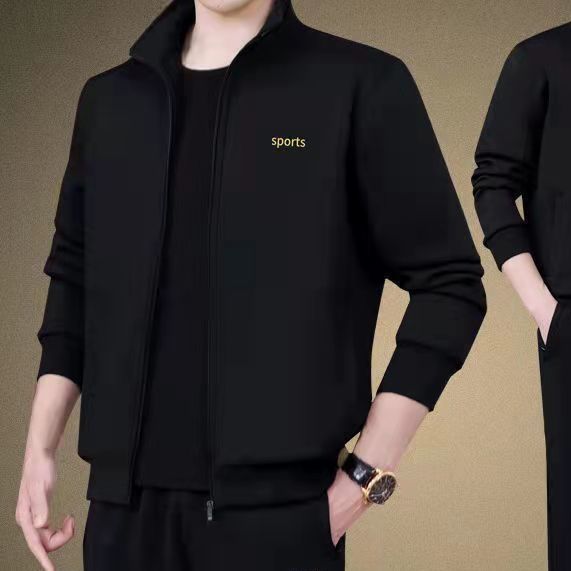 トラックジャケット 襟付きハーフジップナイロントラックジャケット上下セット