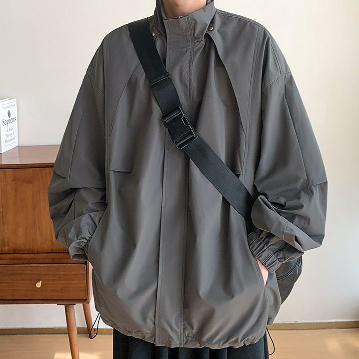 トラックジャケット スタンドカラージップアップトラックジャケット