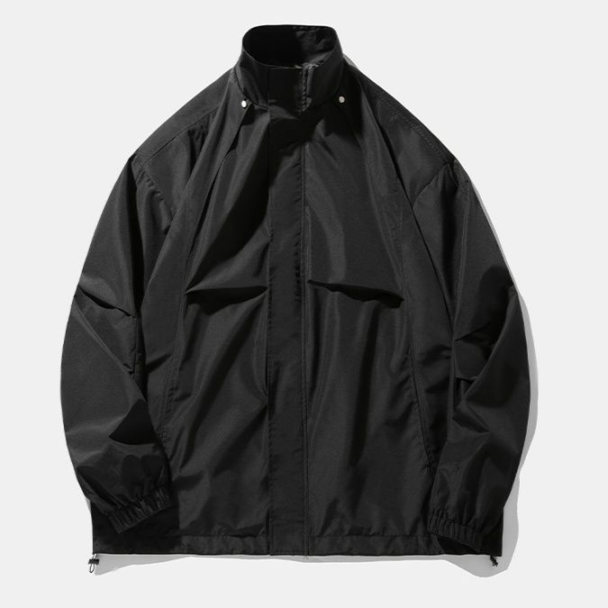 トラックジャケット スタンドカラージップアップトラックジャケット