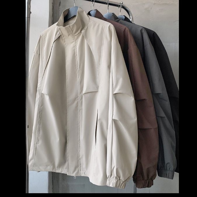 トラックジャケット スタンドカラージップアップトラックジャケット
