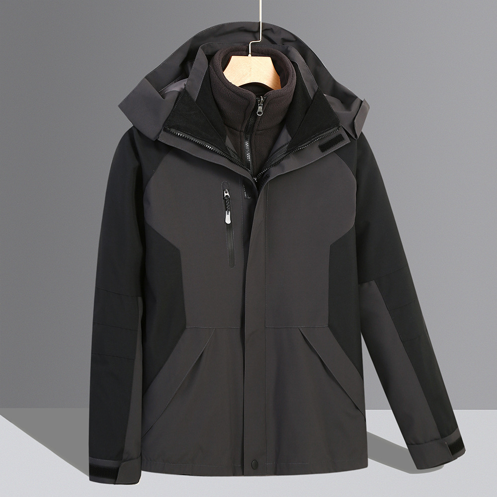 トラックジャケット 多機能防風ナイロン二重構造トラックジャケット