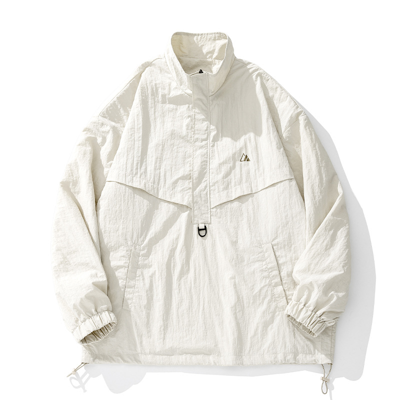 防風防滴トラックジャケット男女兼用カジュアル春夏秋全３色