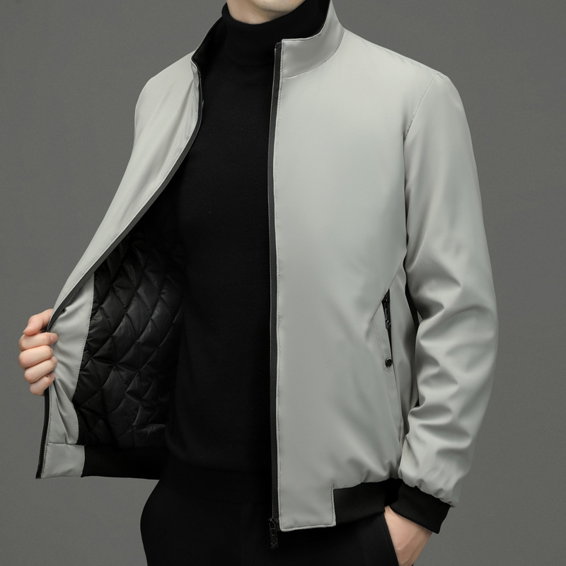 トラックジャケットナイロン 立ち襟ナイロン製スタンドカラートラックジャケット