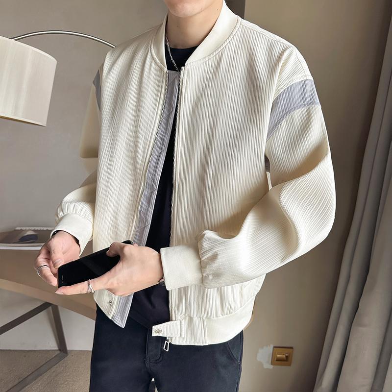 トラックジャケット 肩ライン配色コーデュロイトラックジャケット