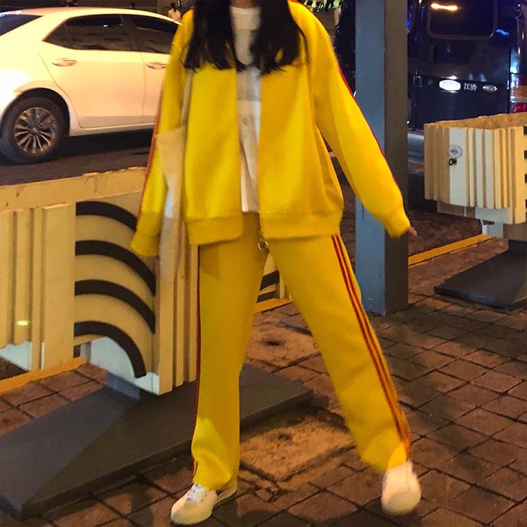 サイドライン入りトラックジャケット上下セット