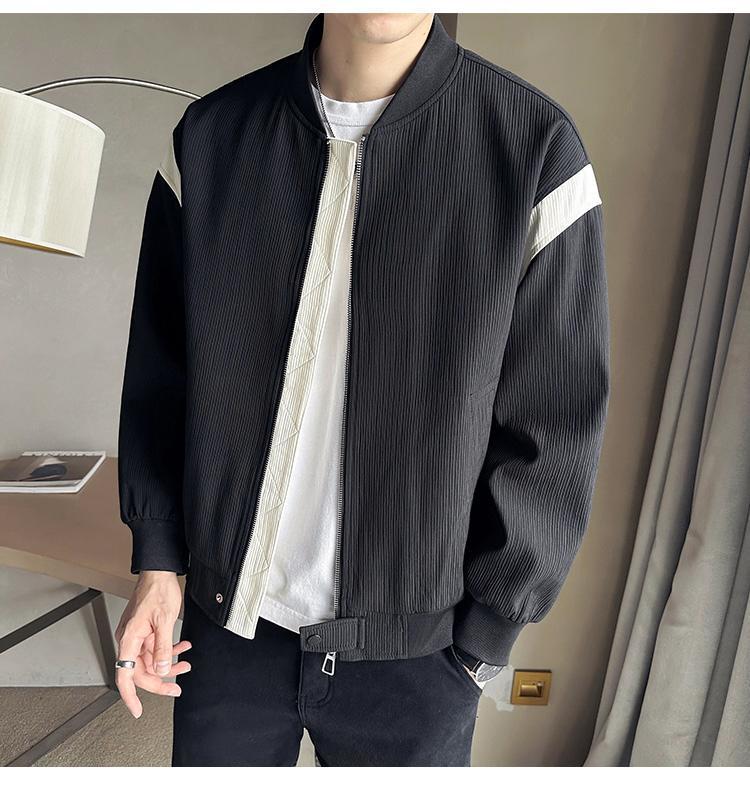 トラックジャケット 肩ライン配色コーデュロイトラックジャケット