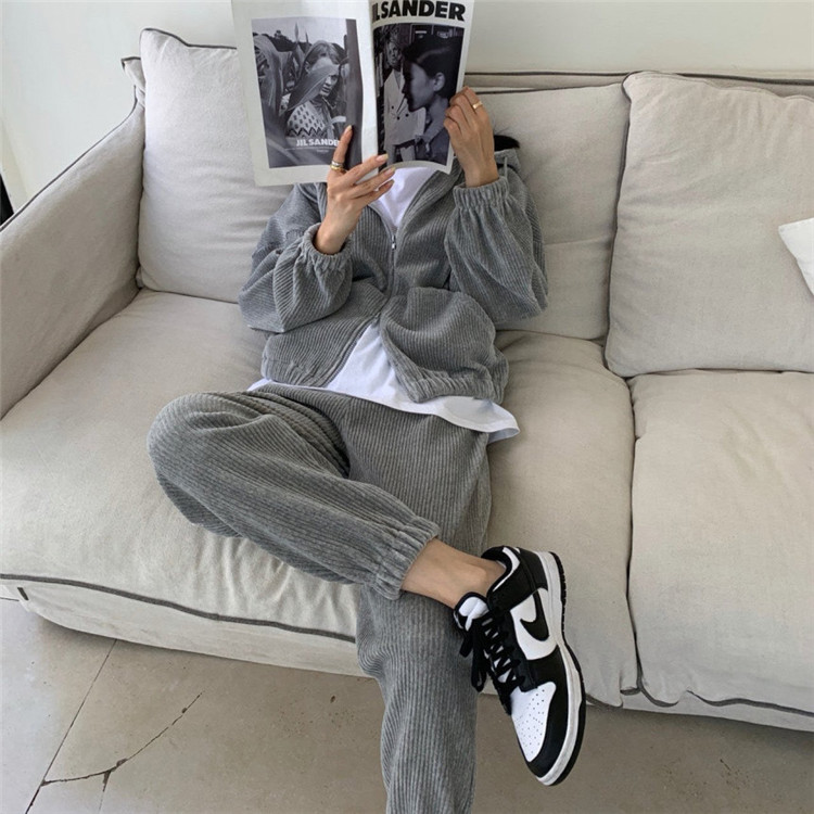 トラックジャケット コーデュロイ トラックジャケット上下セット