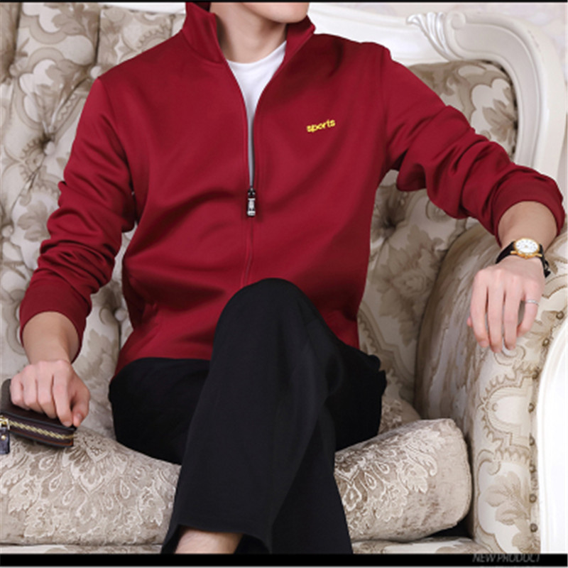 トラックジャケット 襟付きハーフジップナイロントラックジャケット上下セット