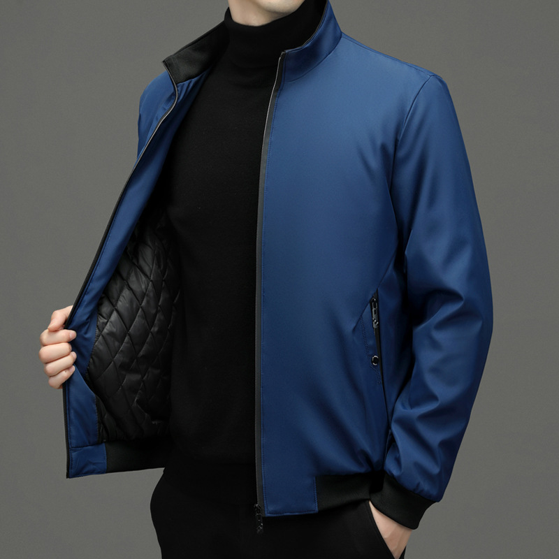 トラックジャケットナイロン 立ち襟ナイロン製スタンドカラートラックジャケット