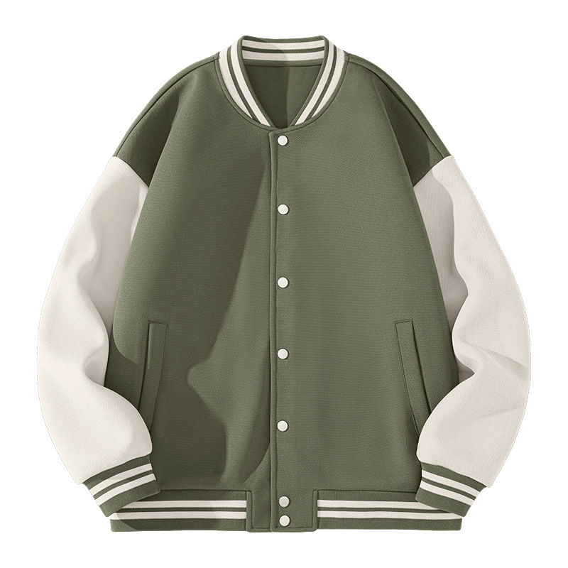 トラックジャケット レトロスポーティバイカラーブルゾン