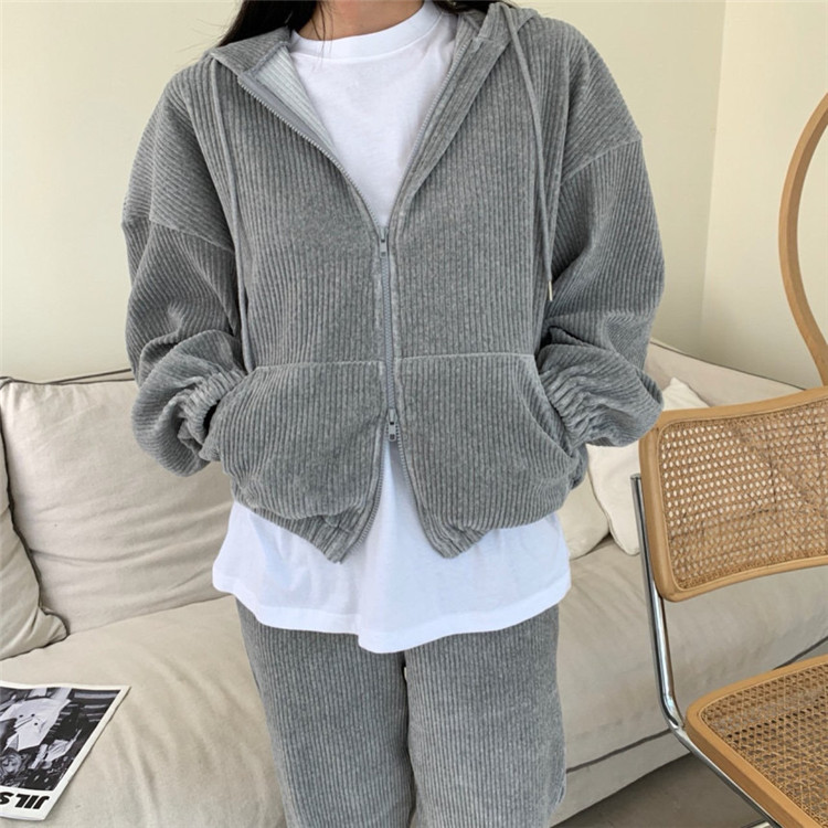 トラックジャケット コーデュロイ トラックジャケット上下セット