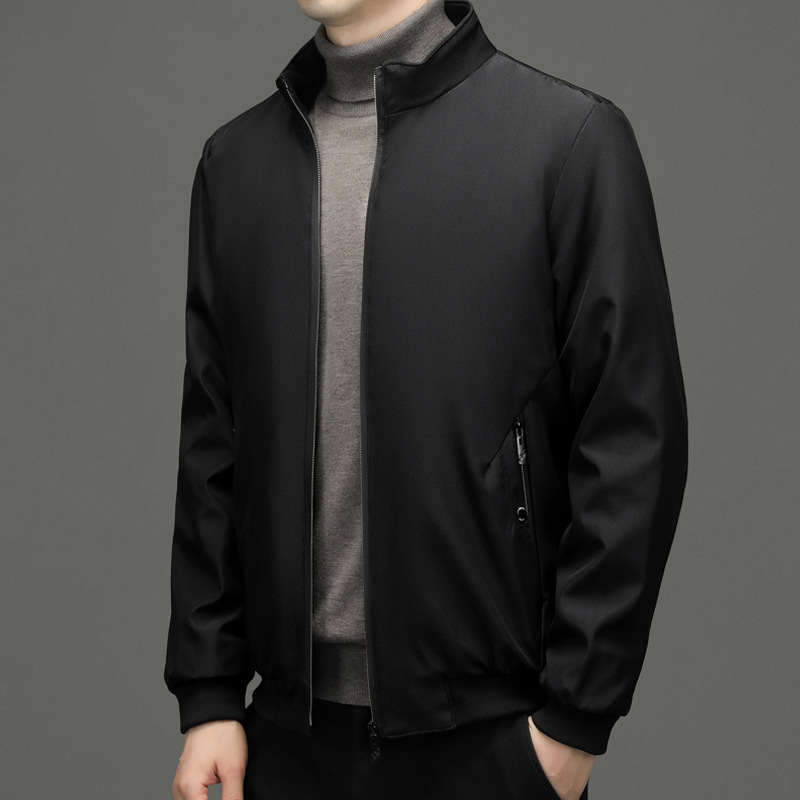 トラックジャケットナイロン 立ち襟ナイロン製スタンドカラートラックジャケット