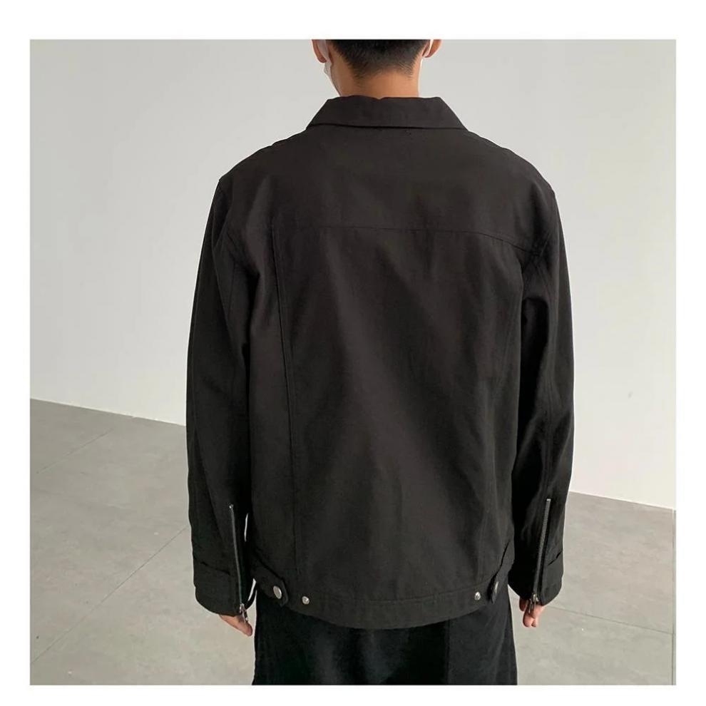 トラックジャケット ナイロン襟付きジップアップナイロントラックジャケット