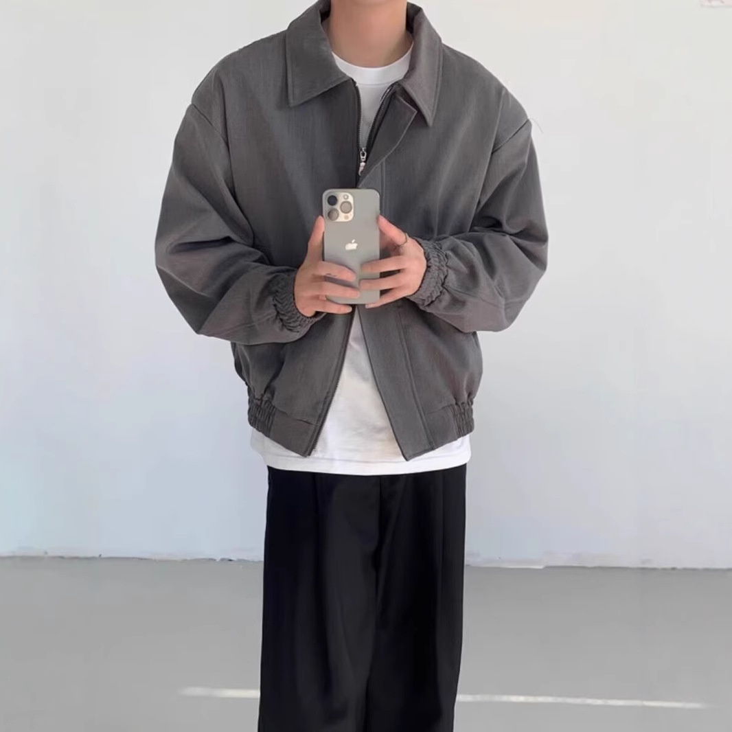 トラックジャケットナイロン ゆったりシルエットナイロントラックジャケット