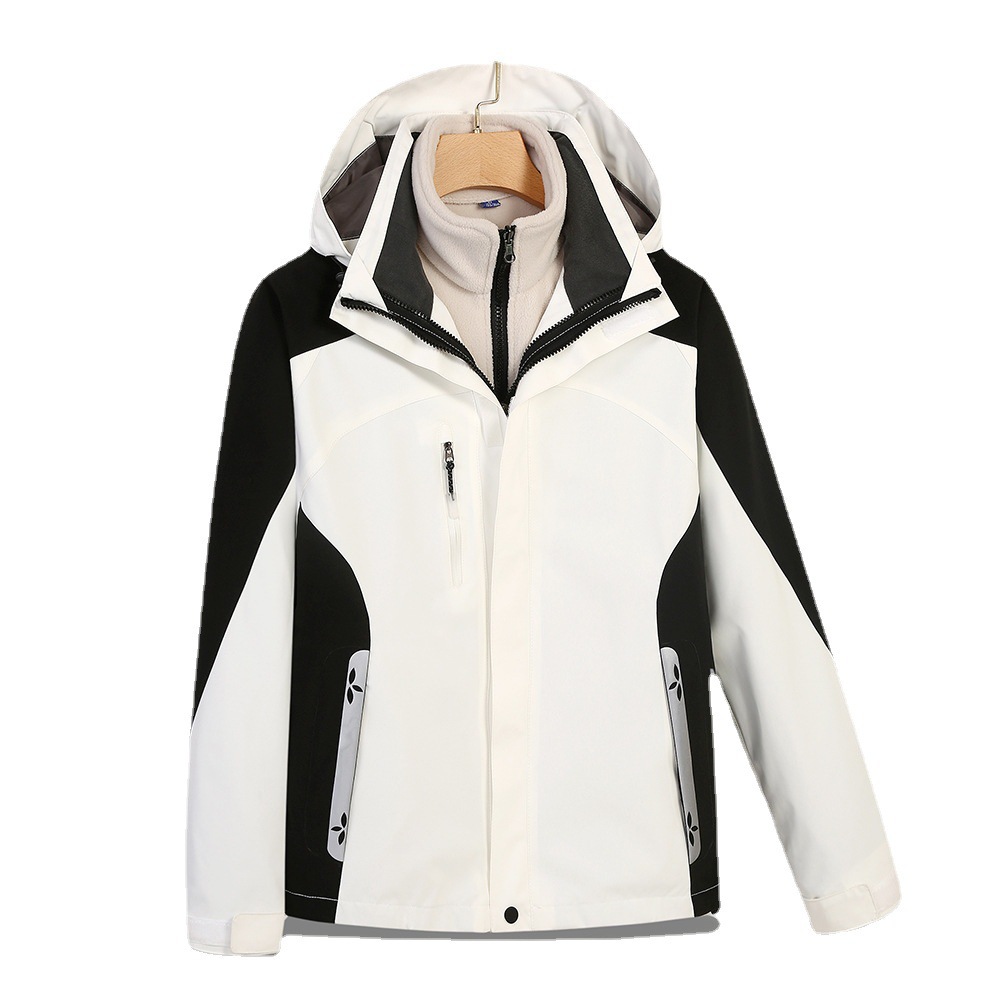 トラックジャケット 多機能防風ナイロン二重構造トラックジャケット