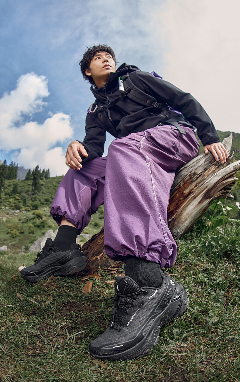 トレイルランニングシューズ トレイルランニングシューズ 山岳征服者 完全防水モデル