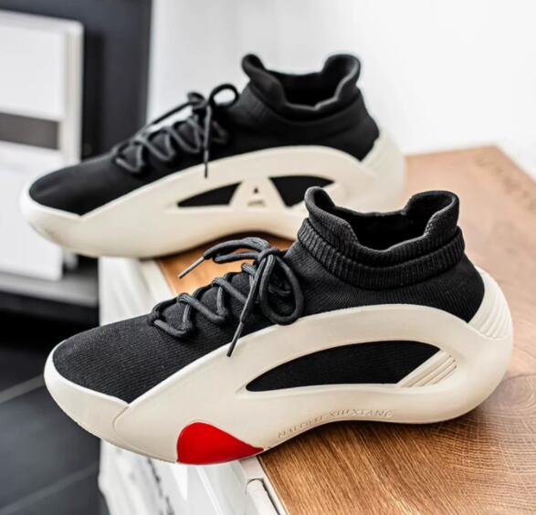 トレイルランニングシューズ メンズ厚底メッシュローカット運動靴