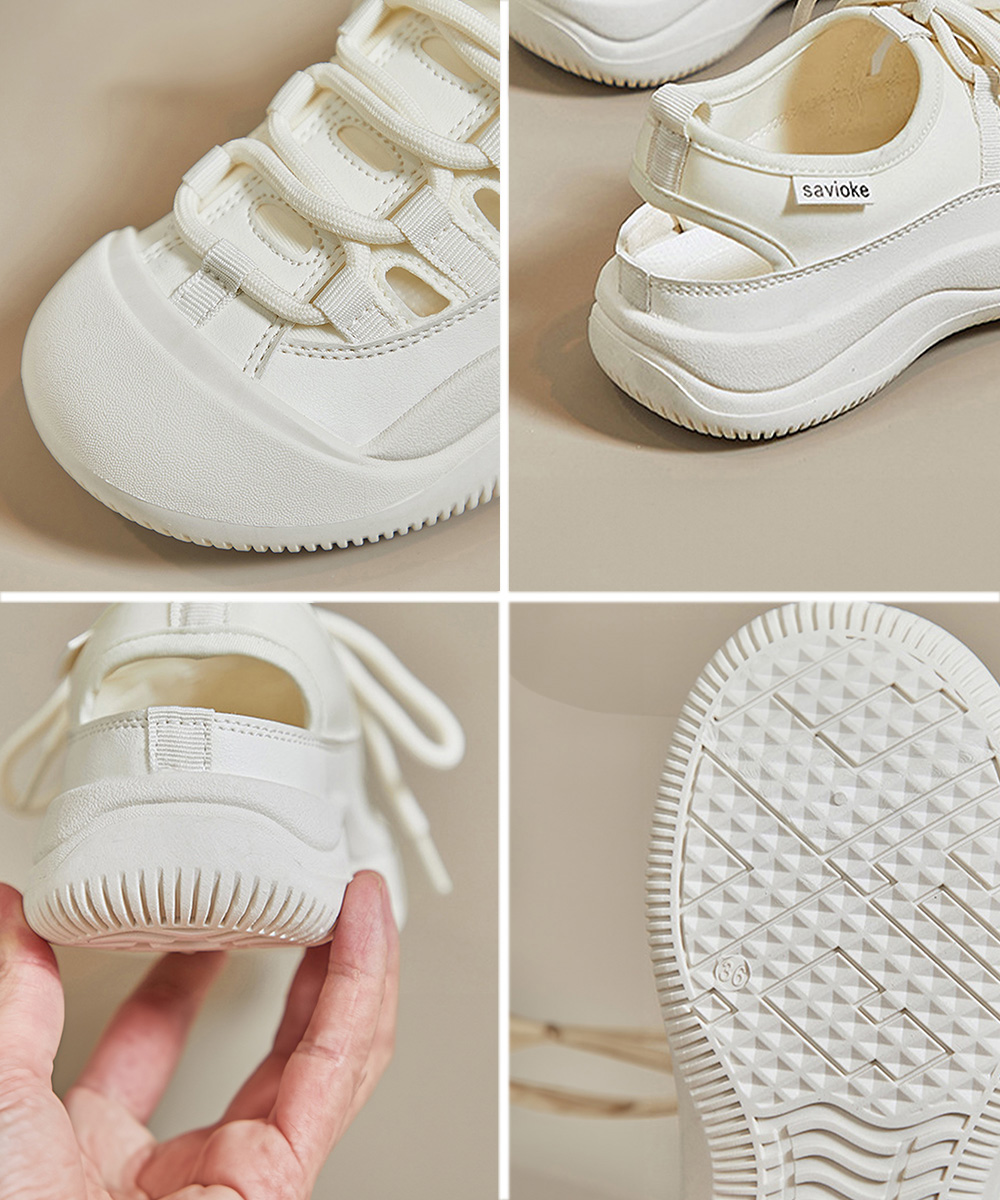 トレイルランニングシューズ レディース 通気性抜群 厚底運動靴