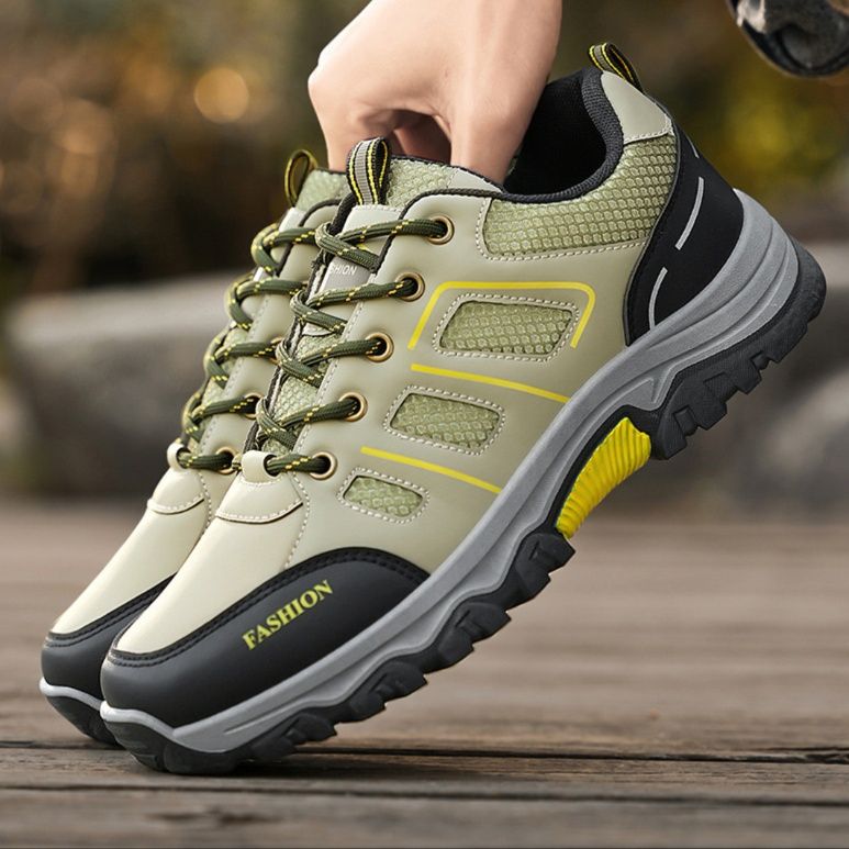 トレイルランニングシューズ 山岳走行対応多機能メンズトレイルシューズ