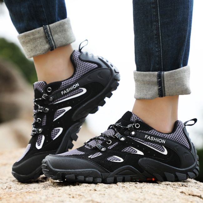 トレイルランニングシューズ 山岳対応多機能滑り止めメンズランニングシューズ