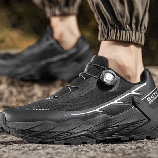 トレイルランニングシューズ 山岳対応多機能防水メンズトレイルシューズ