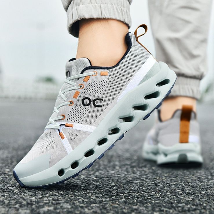 トレイルランニングシューズ 超軽量通気性メッシュメンズトレイルシューズ