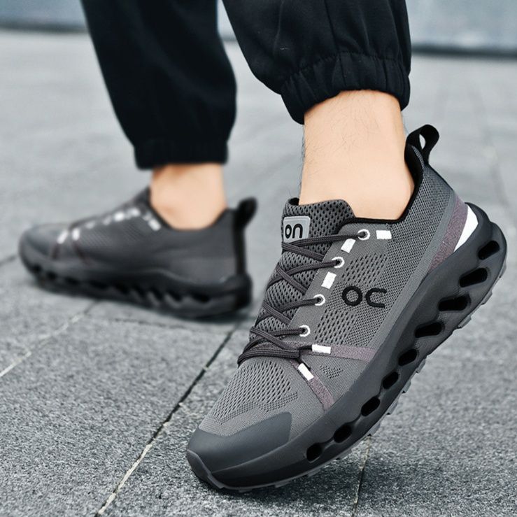 トレイルランニングシューズ 超軽量通気性メッシュメンズトレイルシューズ