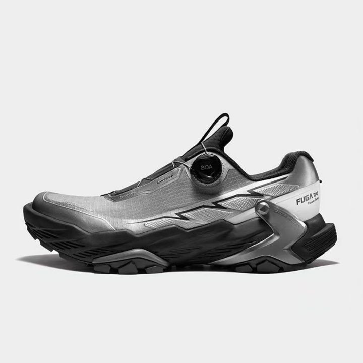 トレイルランニングシューズ 山岳地帯対応高機能ダイヤル式締付けメンズシューズ