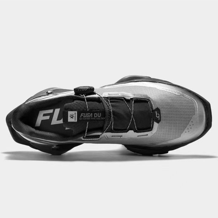 トレイルランニングシューズ 山岳地帯対応高機能ダイヤル式締付けメンズシューズ