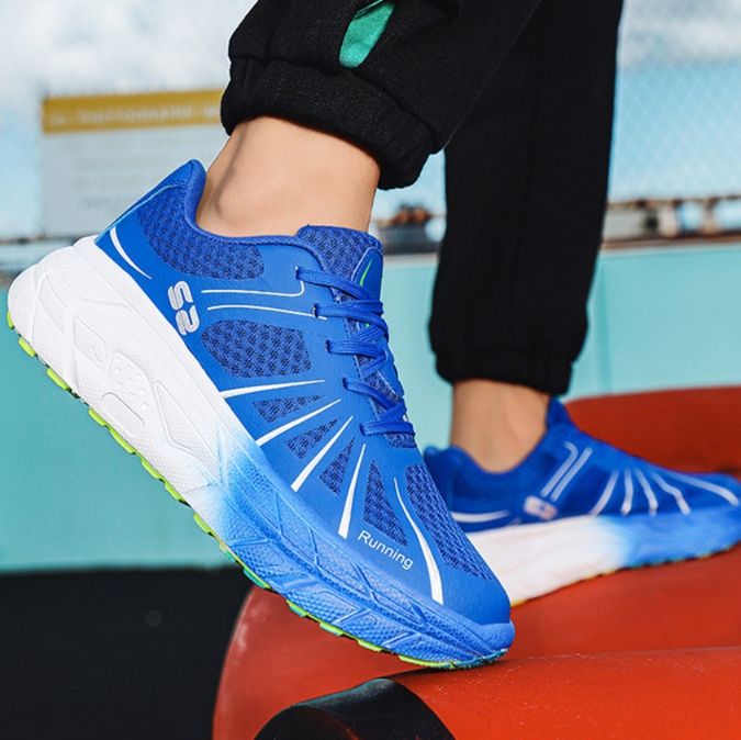 レディース軽量通気性メッシュトレイルランニングシューズ