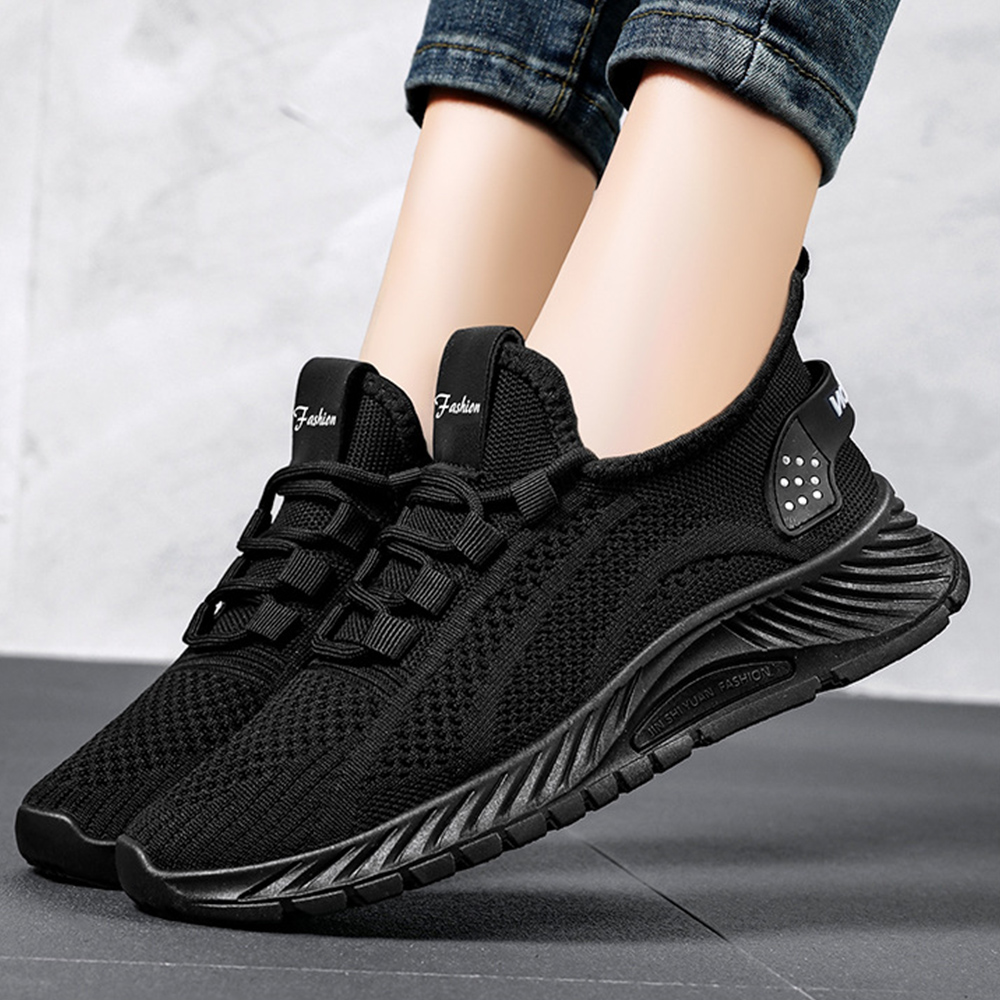 トレイルランニングシューズ レディース 軽量ニット運動靴 歩きやすい履き心地